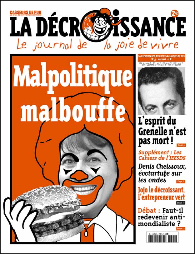 couverture du journal